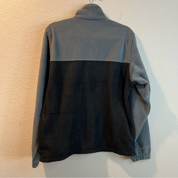 Men’s Columbia black and gray fleece zip up jacket size medium M - Picture 6 of 6
